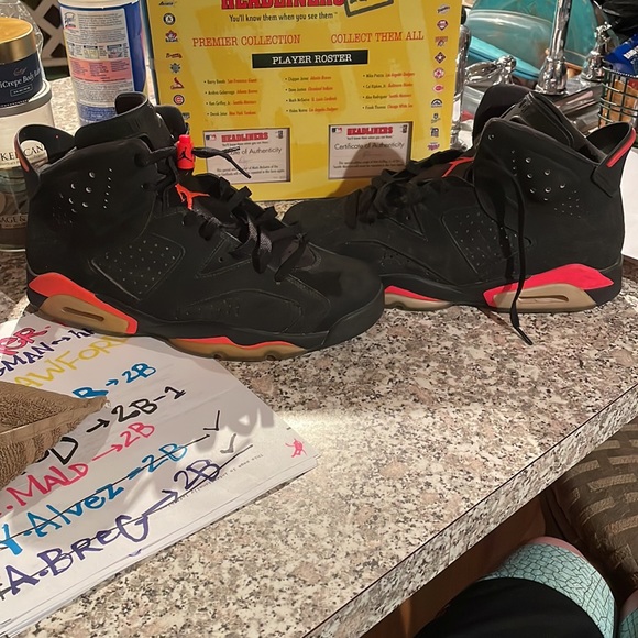 Jordan Retro 6 Infrared Size 10.5really clean and great condition- - Picture 4 of 6